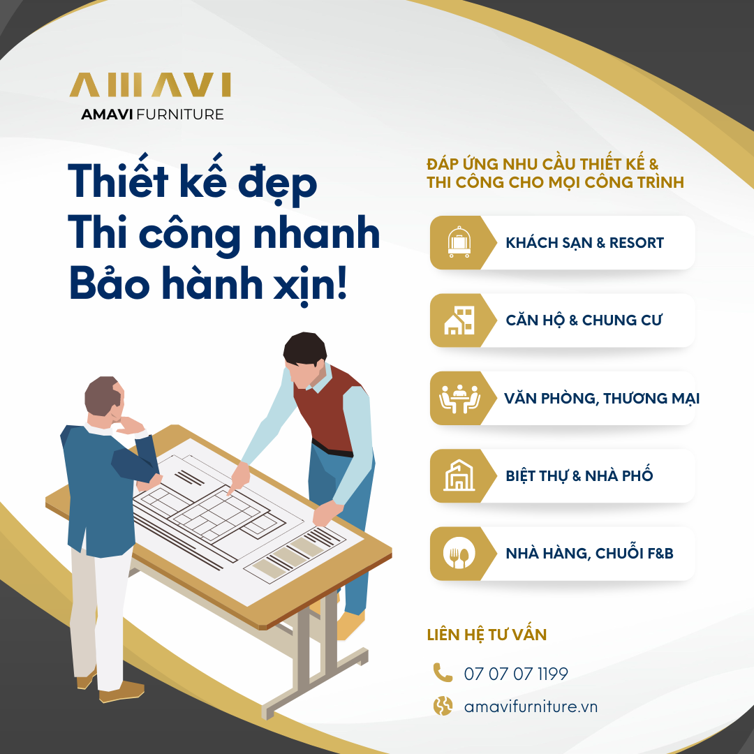 AMAVI FURNITURE | THIẾT KẾ ĐẸP - THI CÔNG NHANH