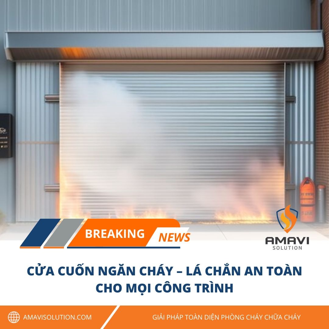 CỬA CUỐN NGĂN CHÁY - LÁ CHẮN AN TOÀN CHO MỌI CÔNG TRÌNH